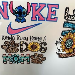 SELF APPLIED TEE SHIRT DESIGNS